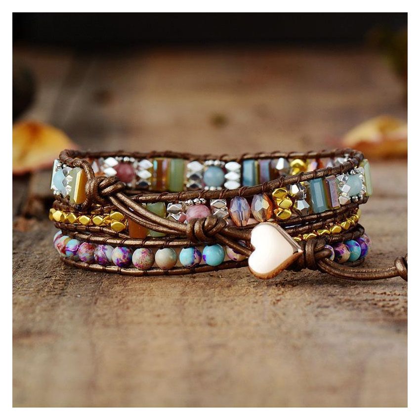 Imperial Heart Protection Wrap Bracelet