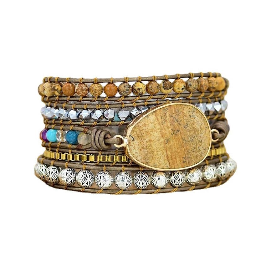 Earth Healing Energy Wrap Bracelet