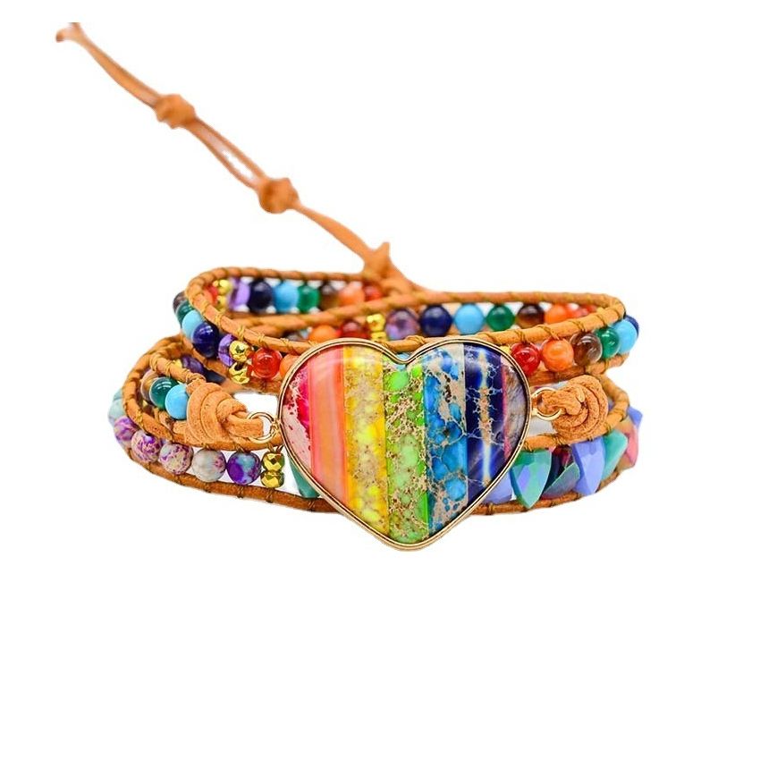 Chakra Love Rainbow Wrap Bracelet