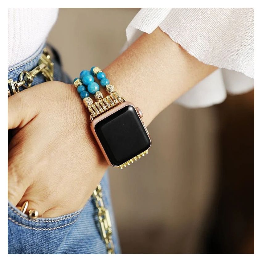 Apatite Gleam Stretch Apple Watch Strap