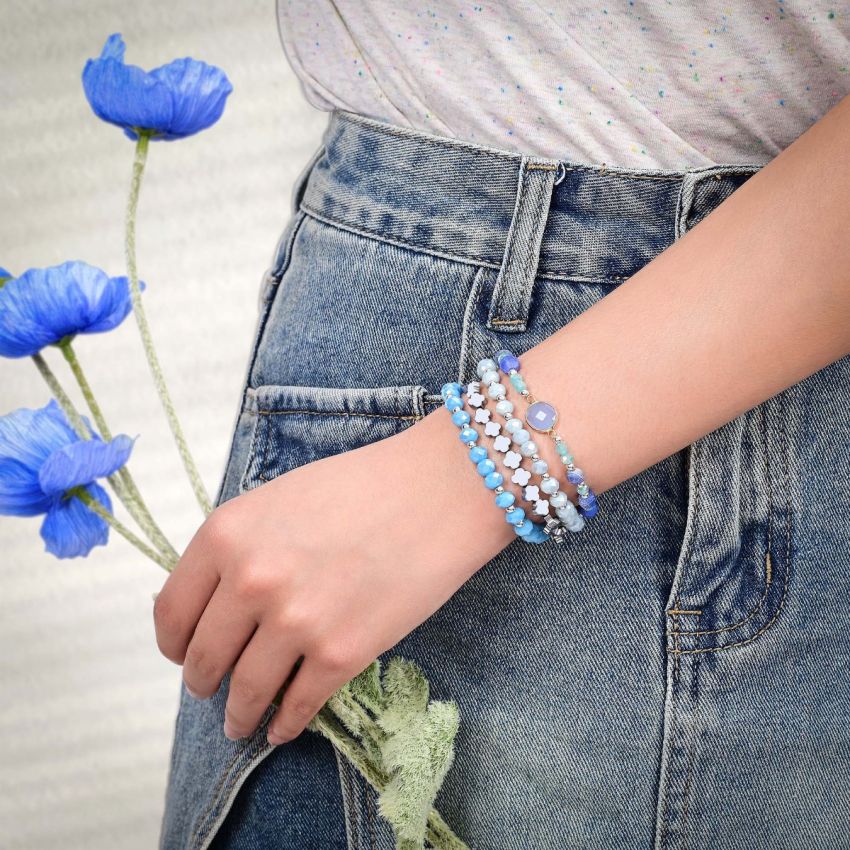 Wholesale Ocean Breeze Beaded Fitbit Watch Band