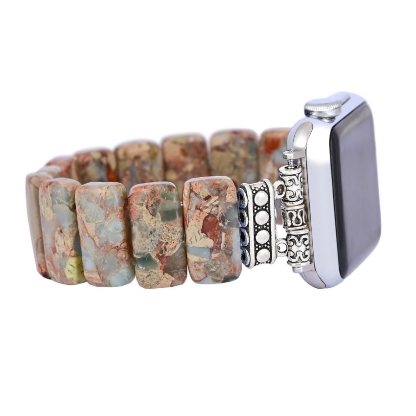 Natural Stone iWatch Band for Apple Watch Series 10 9 8 7 6 5 4 3 2 1 38mm-49mm