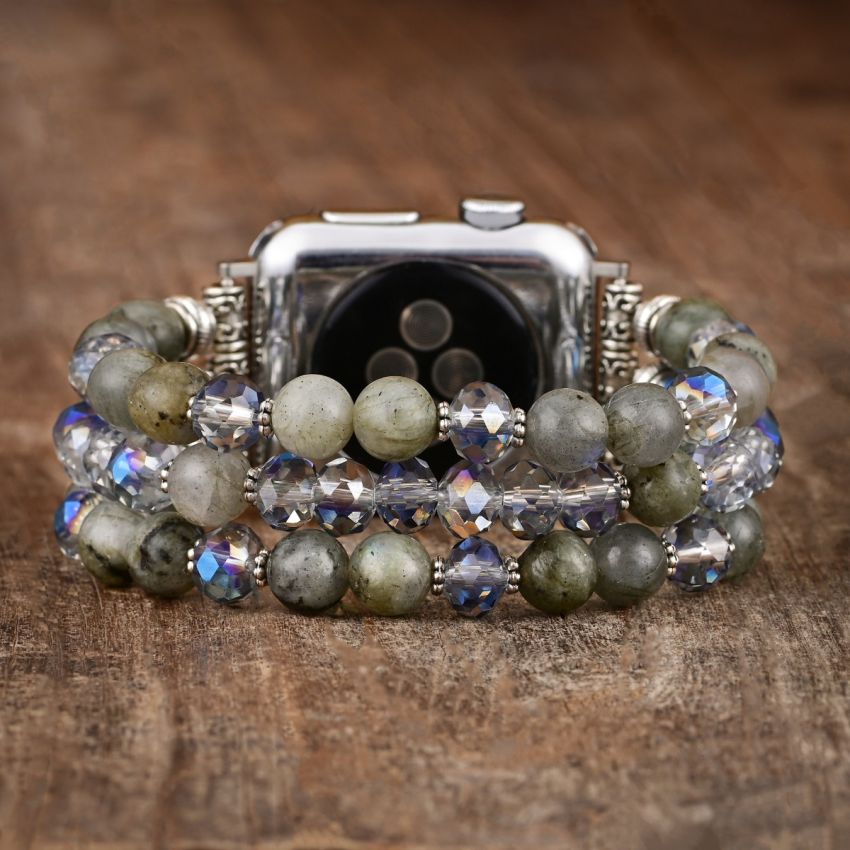 Agate Crystal Stretch Apple Watch Strap