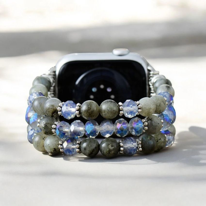 Agate Crystal Stretch Apple Watch Strap