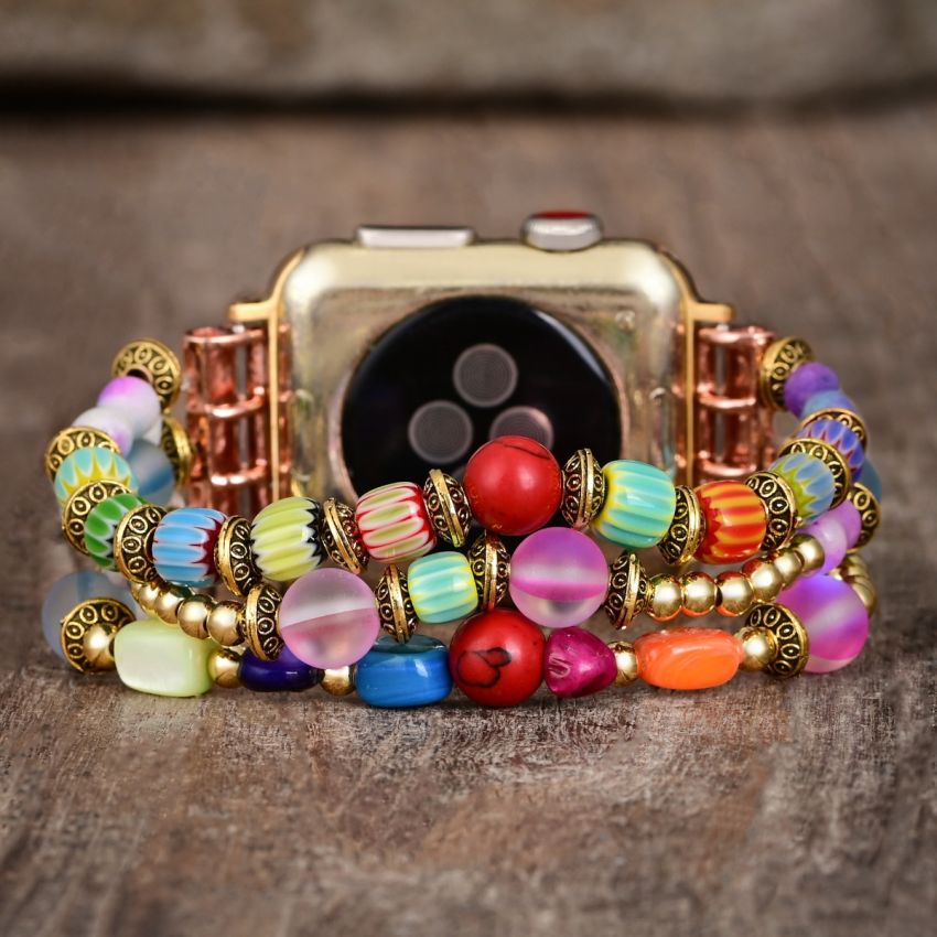 Regal Bohemian Stretch Apple Watch Strap