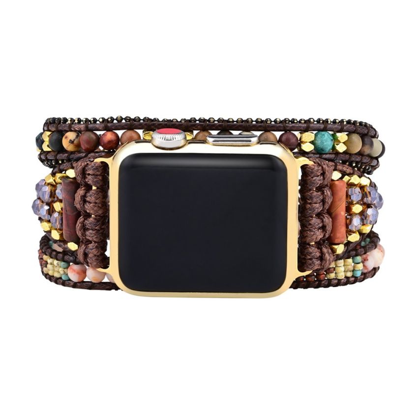 Boho Chic iWatch Strap for Apple Watch Band Series 8 7 6 5 4 3 38/42/41/49/45mm