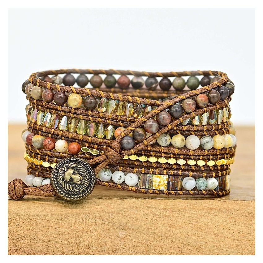 Agate Moonlight / Moonlight Goddess Apple Watch Strap – Handmade Healing Crystal Band