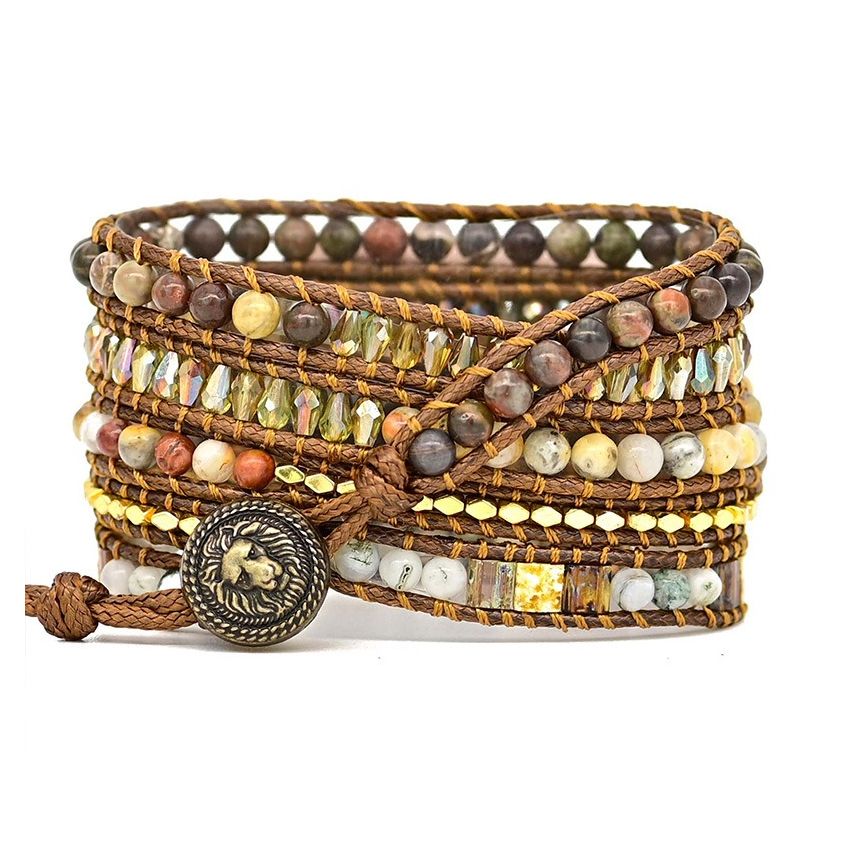 Agate Moonlight / Moonlight Goddess Apple Watch Strap – Handmade Healing Crystal Band