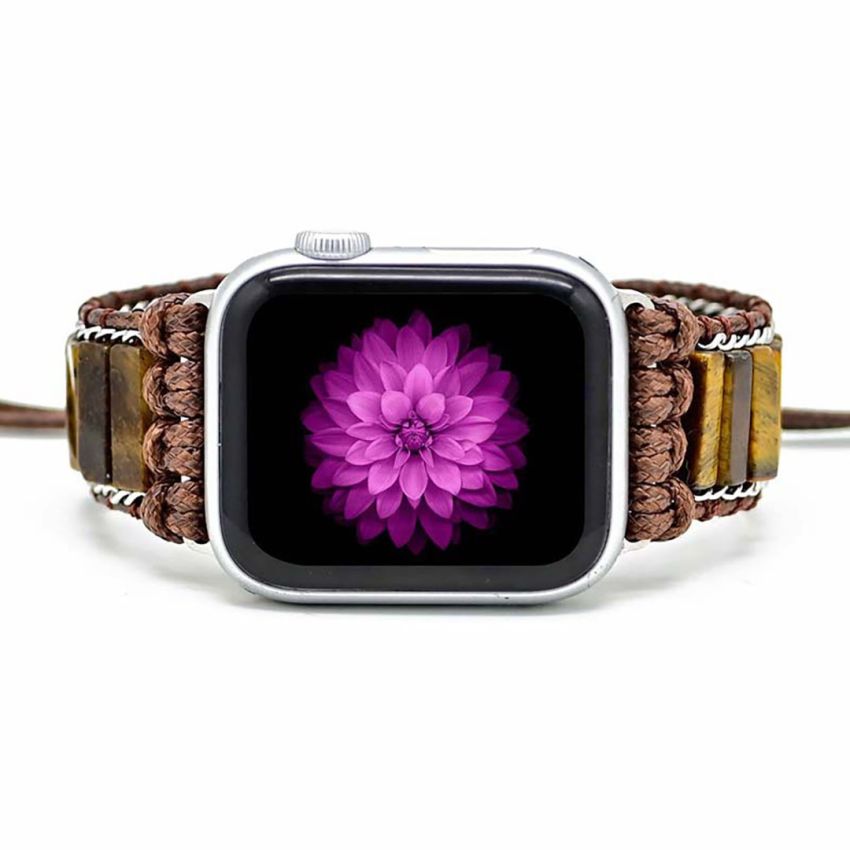Natural Tiger Eye Apple Watch Band
