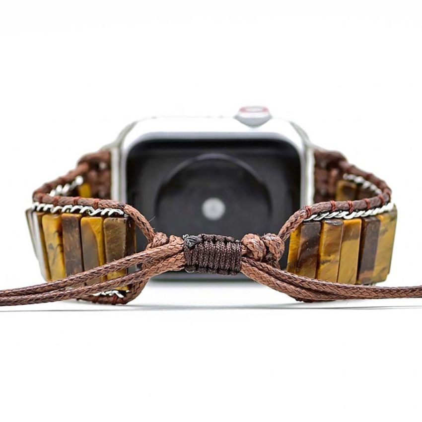 Natural Tiger Eye Apple Watch Band