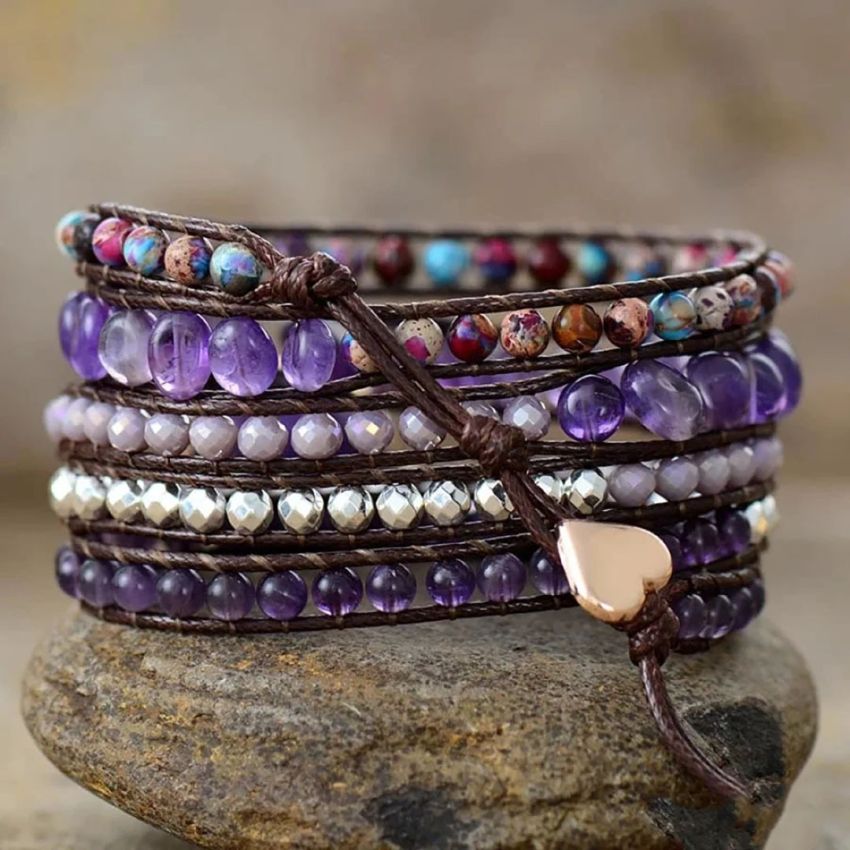 Balance Your Crown Chakra with Amethyst & Jasper