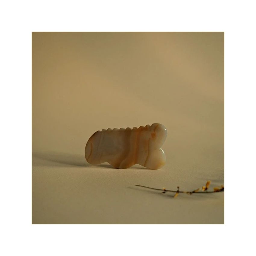 Natural Agate Body Gua Sha Stone | Detoxifying Massager for Muscle Relief & Contouring