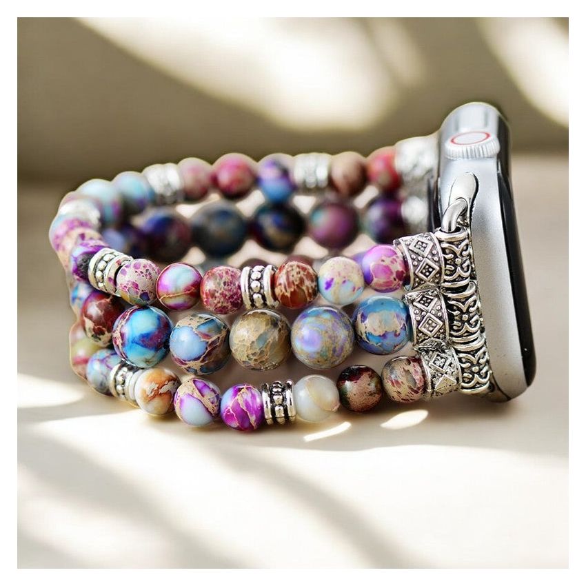 Intense Jasper Stretch Apple Watch Strap