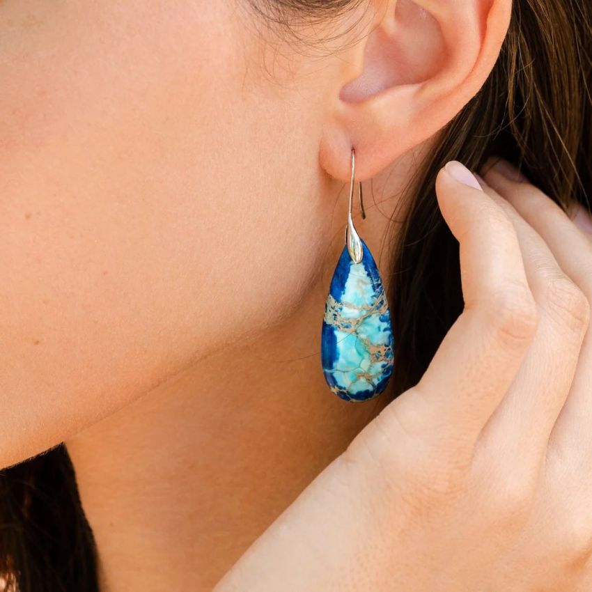 Intense Ocean Energy Earrings