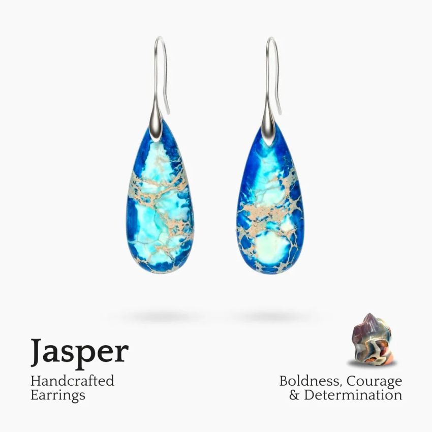 Intense Ocean Energy Earrings