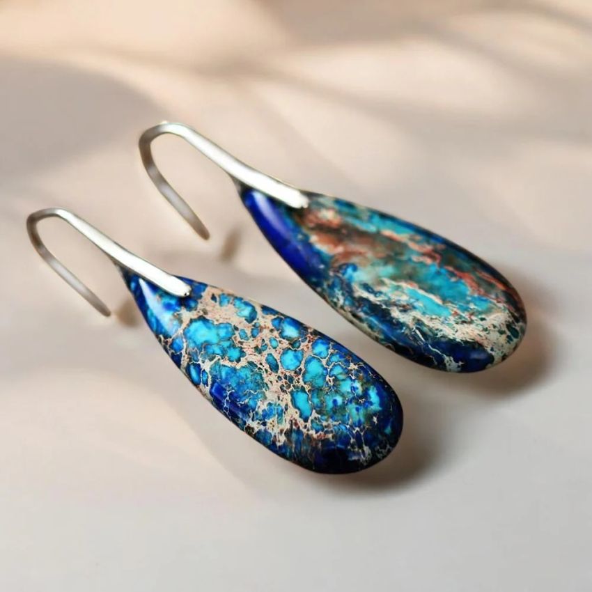 Intense Ocean Energy Earrings