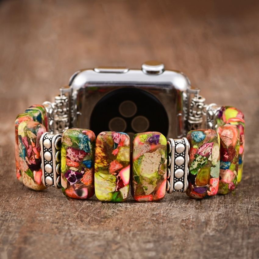 Chic Flower Stretch Apple Watch Strap