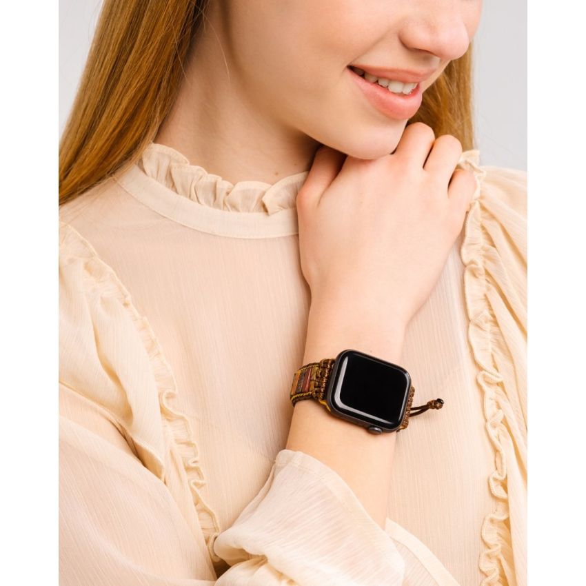 Delicate Picasso Jasper Apple Watch Strap