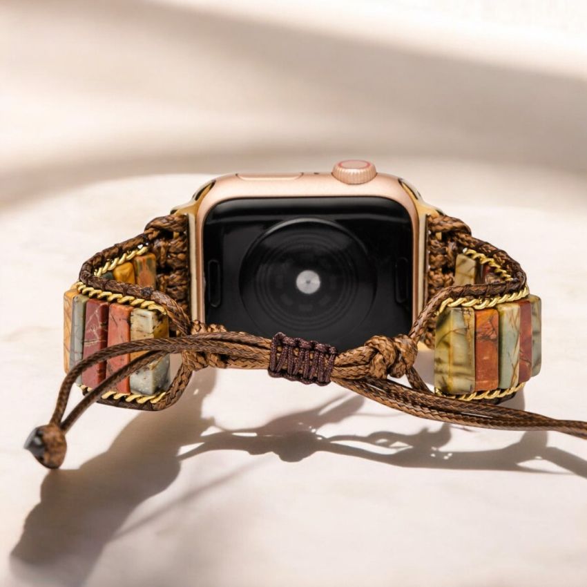 Delicate Picasso Jasper Apple Watch Strap