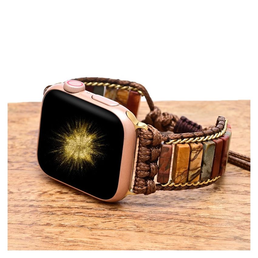 Delicate Picasso Jasper Apple Watch Strap