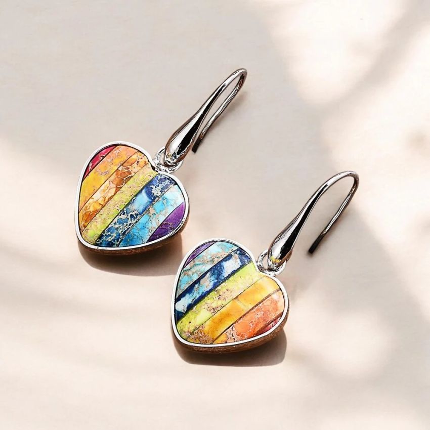 Chakra Heart Energy Earrings