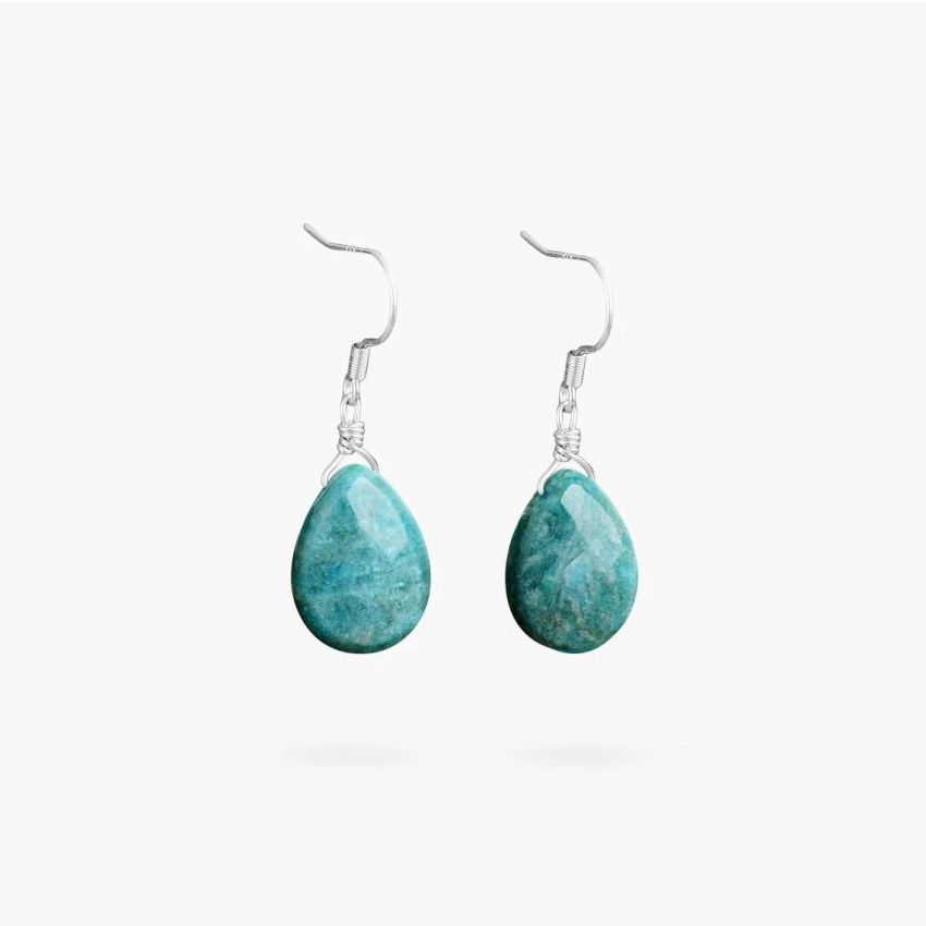 Amazonite Ocean Earrings