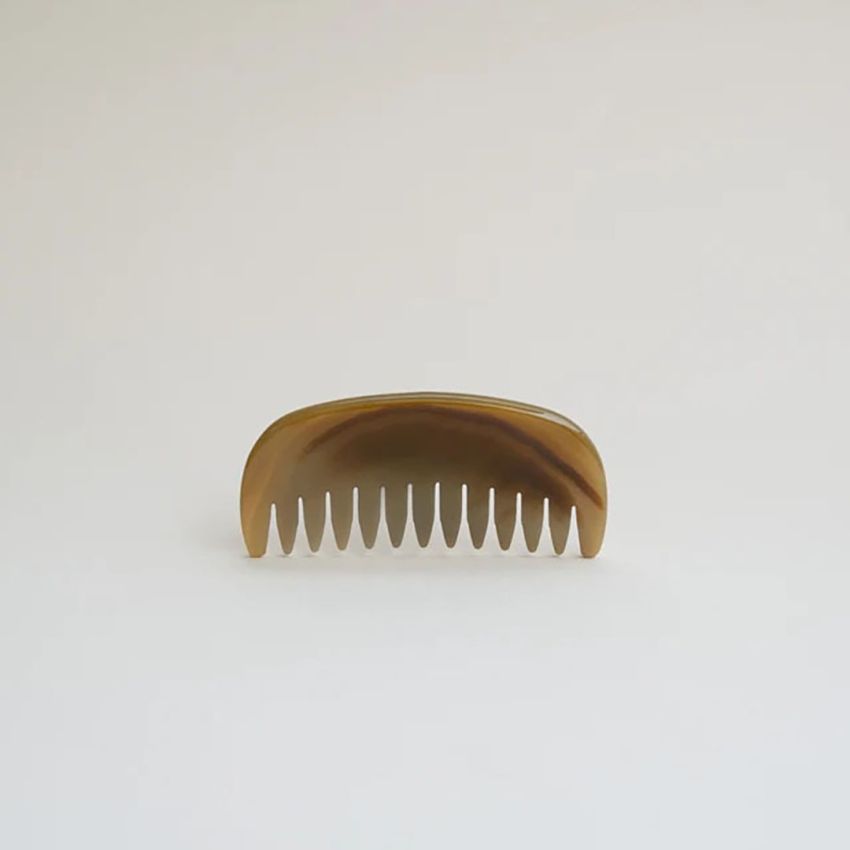 Natural Agate Scalp Comb & Gua Sha Tool | Lightweight Head Massager for Hair Growth