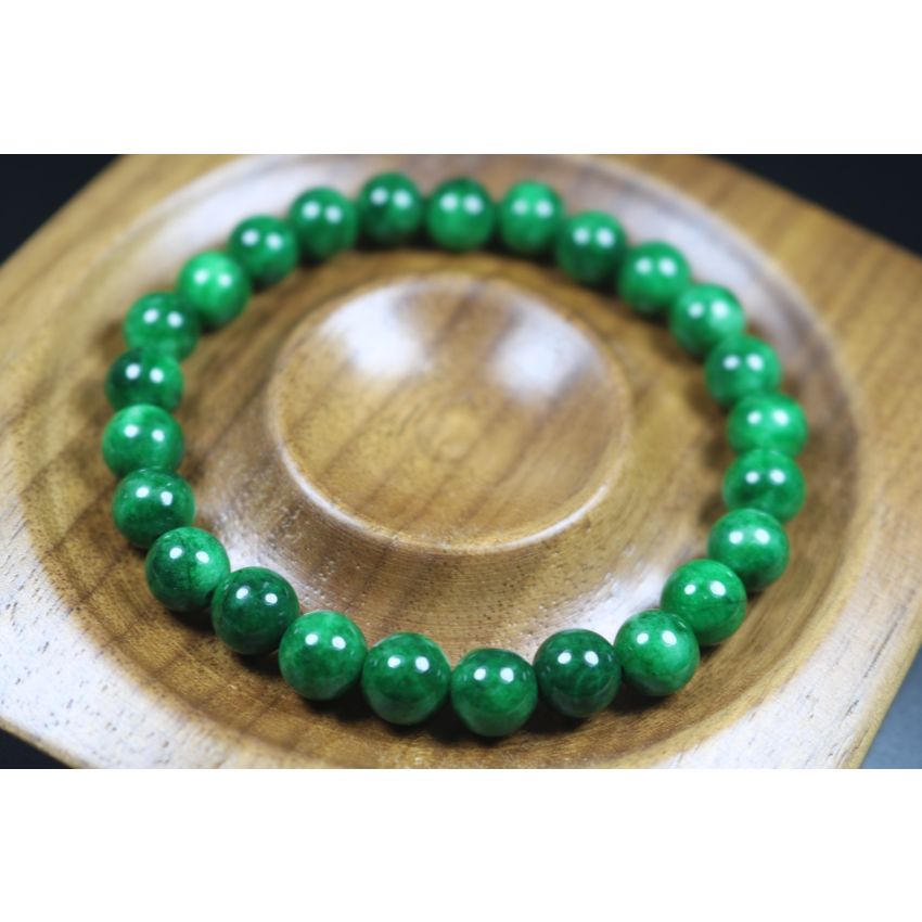Jade Bracelet - Yoga Bracelet - Meditation Jewelry - Healing Bracelet Stretch Bracelet - Bead Bracelet - 8mm beads