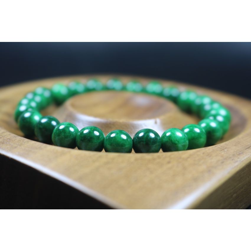 Jade Bracelet - Yoga Bracelet - Meditation Jewelry - Healing Bracelet Stretch Bracelet - Bead Bracelet - 8mm beads