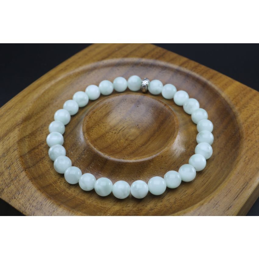 Garnierite/'Green Moonstone' Bracelet (6mm Beads)/Awareness, Truth, Peace, Comfort, Acceptance, Spiritual