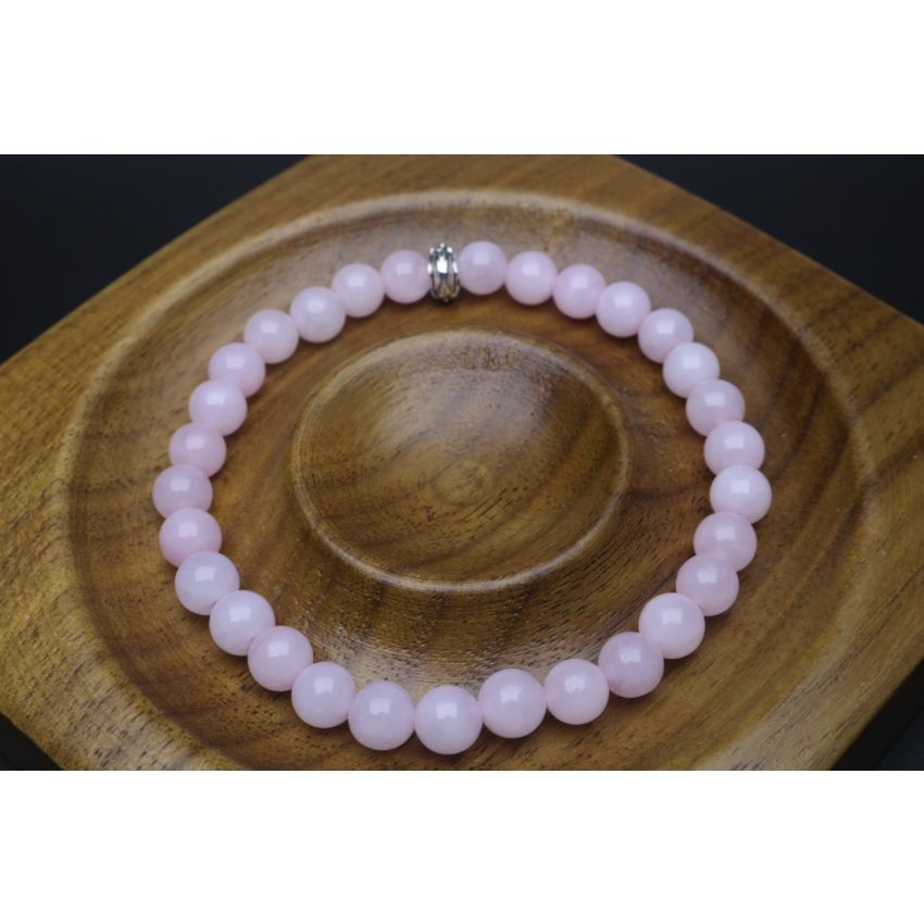 Rose Quartz Bracelet (6mm Beads)/Heart Chakra, Unconditional Love, Positive Energy
