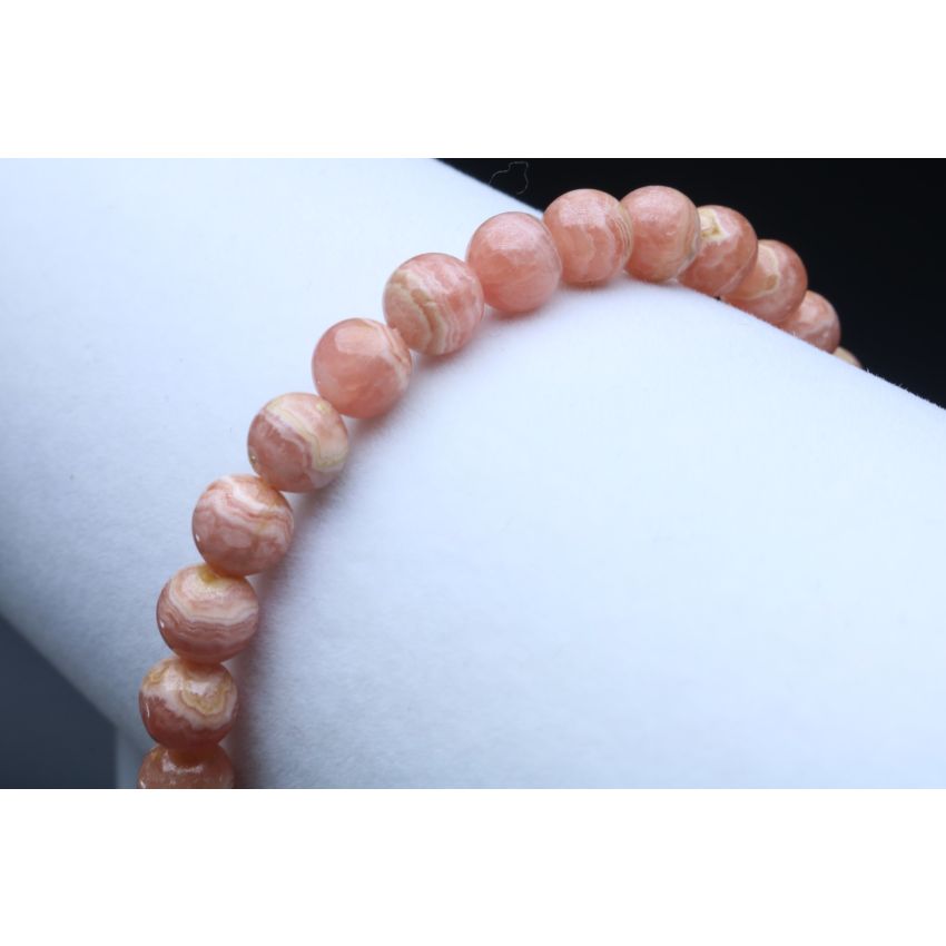 Rhodochrosite Bracelet (6mm Beads)/Self-Love, Self-Esteem, Healing Inner Child, Trauma, Abuse, Compassion, Positive Attitude, Self-Worth