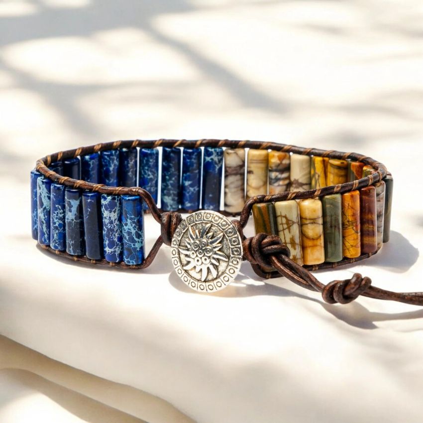 Men's Warrior Jasper Bracelet