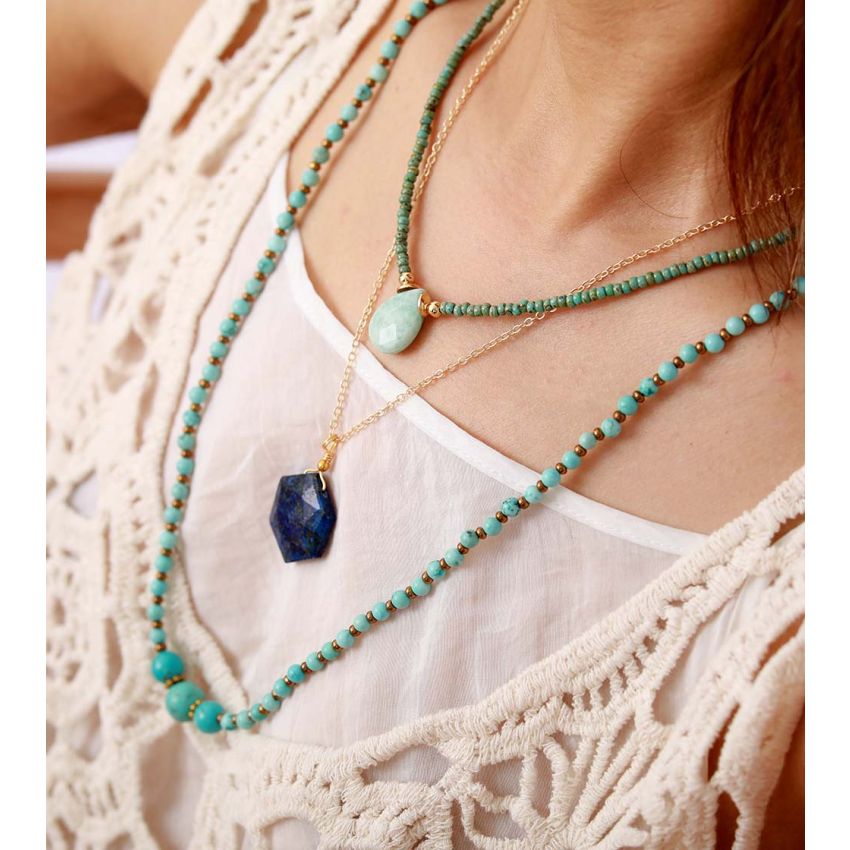 Healing Energy Amazonite Necklace