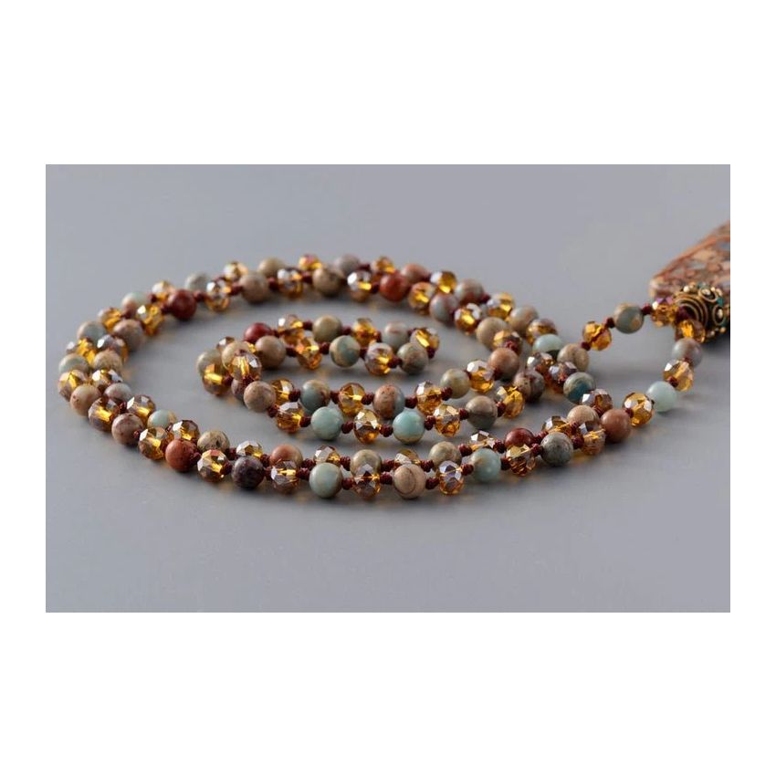 Bohemian Euro Stone Necklace