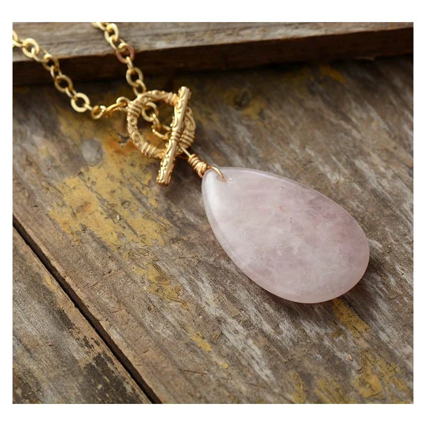 Classic Rose Quartz Necklace