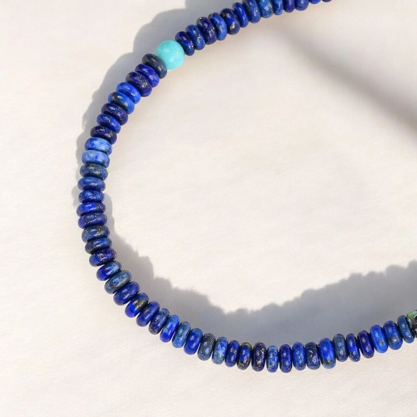 Men's Deep Blue Horizon Necklace