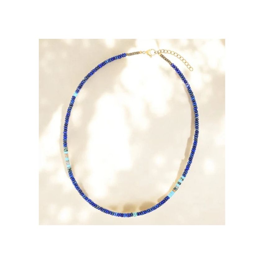 Men's Deep Blue Horizon Necklace
