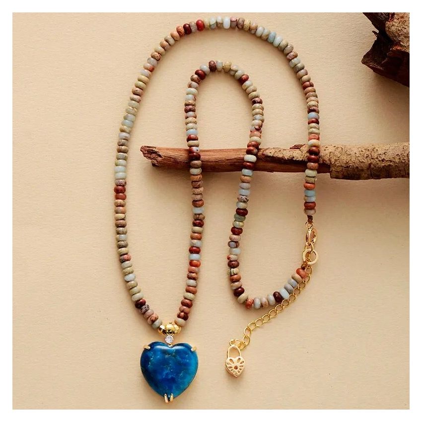 Beaded Heartstrings Necklace