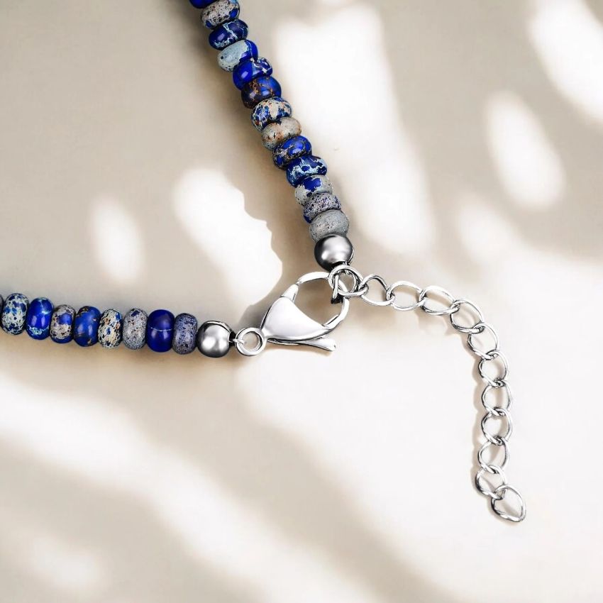 Men's Rugged Jasper Necklace