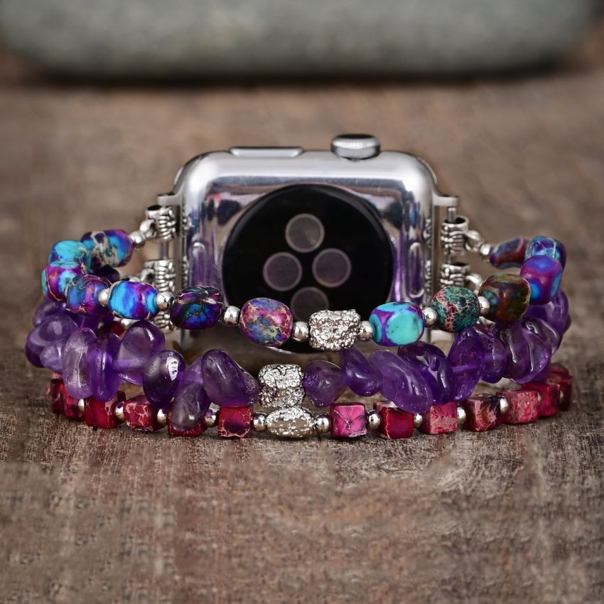 Royal Amethyst Stretch Apple Watch Strap