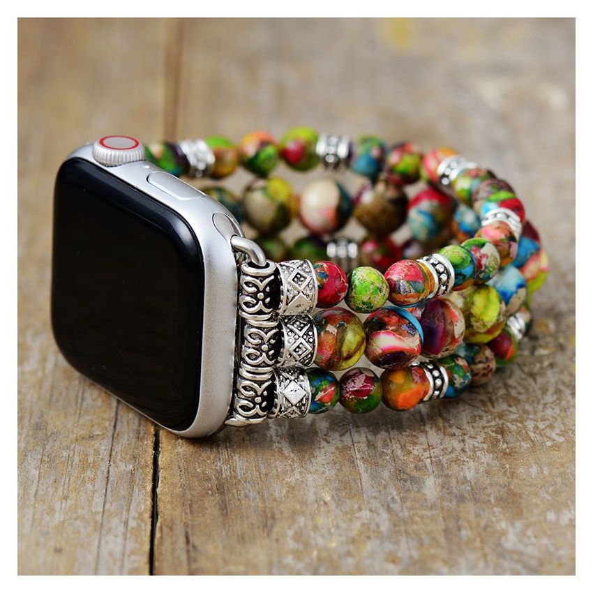 Vineyard Jasper Stretch Apple Watch Strap