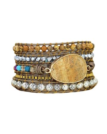 Earth Healing Energy Wrap Bracelet