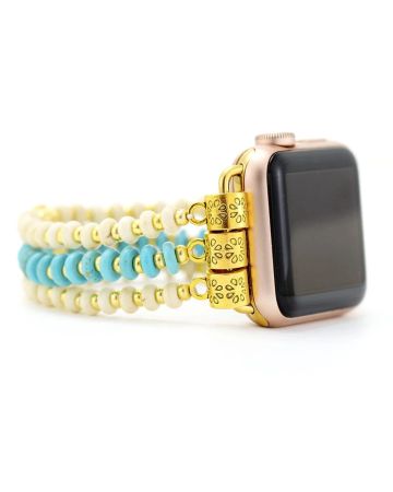 Powerful Turquoise Howlite Perfect Fit Watch Strap