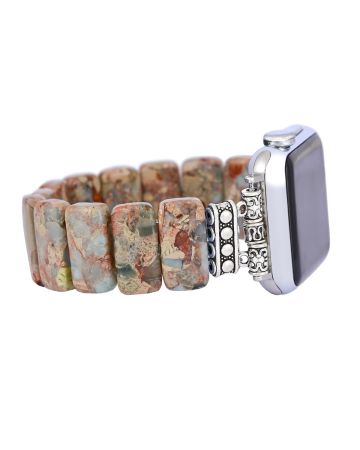 Natural Stone iWatch Band for Apple Watch Series 10 9 8 7 6 5 4 3 2 1 38mm-49mm