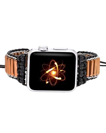 Cylindrical Copper Tube Handwoven Apple Watch Strap