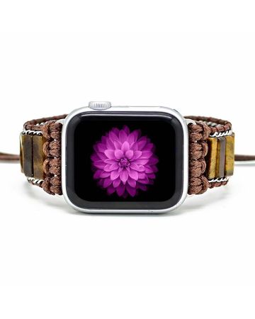 Natural Tiger Eye Apple Watch Band
