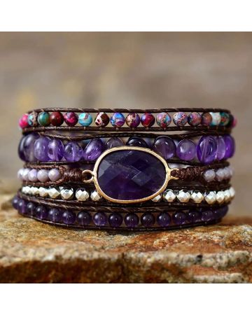 Balance Your Crown Chakra with Amethyst & Jasper