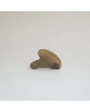 Natural Agate Heart Gua Sha Stone | Classic Facial Lifting & Anti-Puffiness Tool
