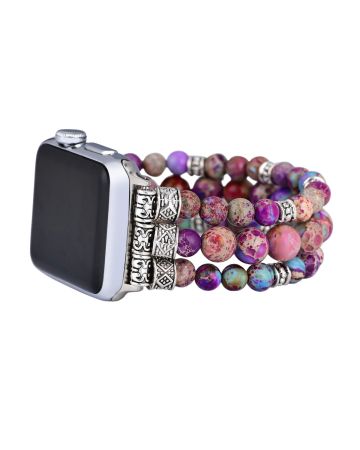 Intense Jasper Stretch Apple Watch Strap